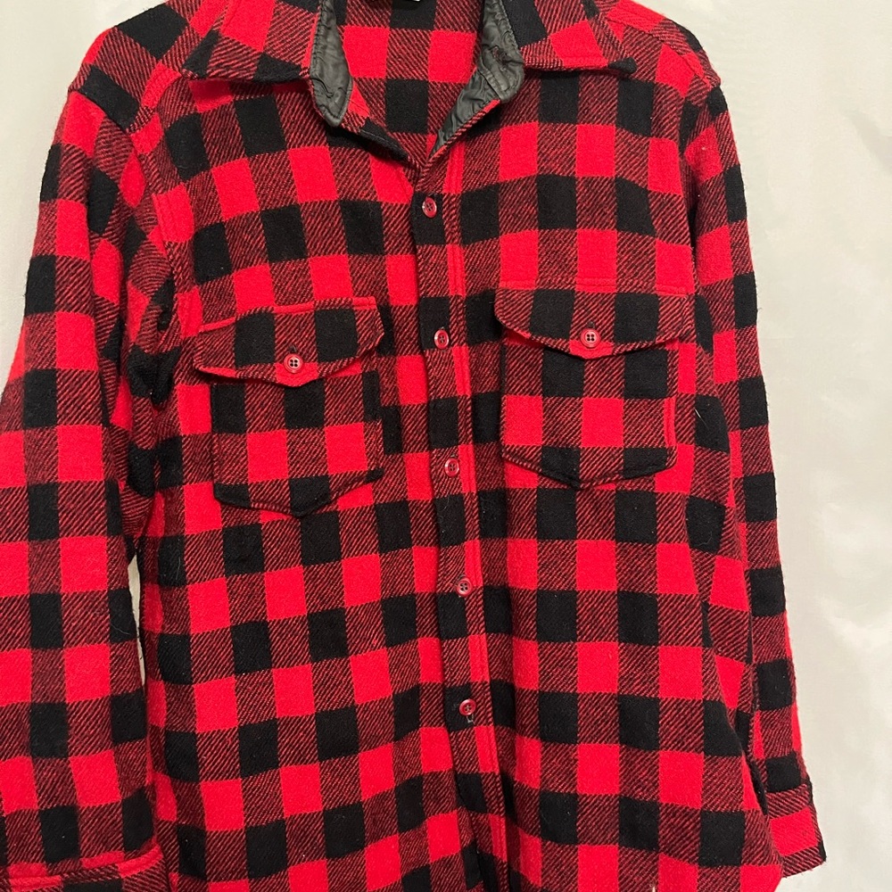 Vintage Wool Buffalo Plaid Shirt